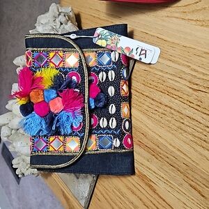 America and Beyond tribal purse/ pouch.